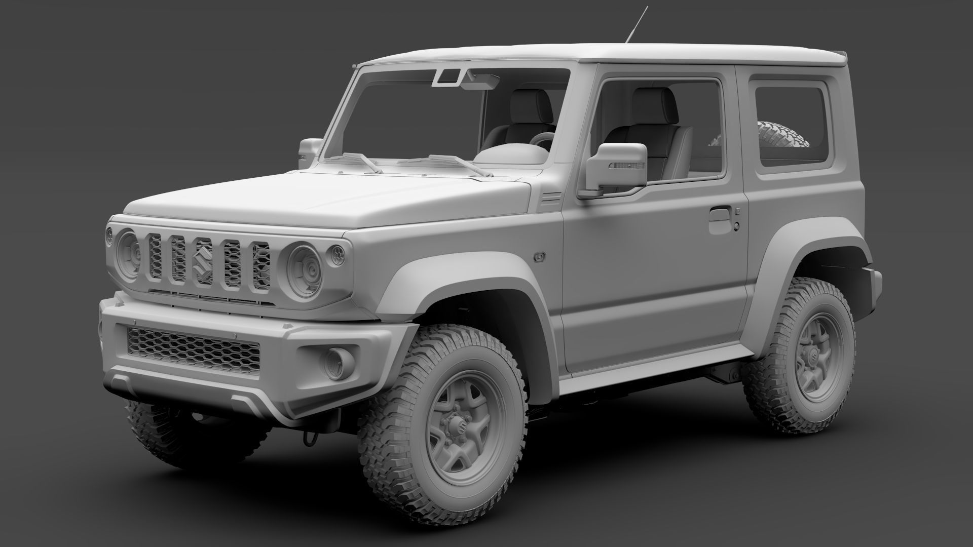 Suzuki Jimny Sierra JC 2020 3D model_14