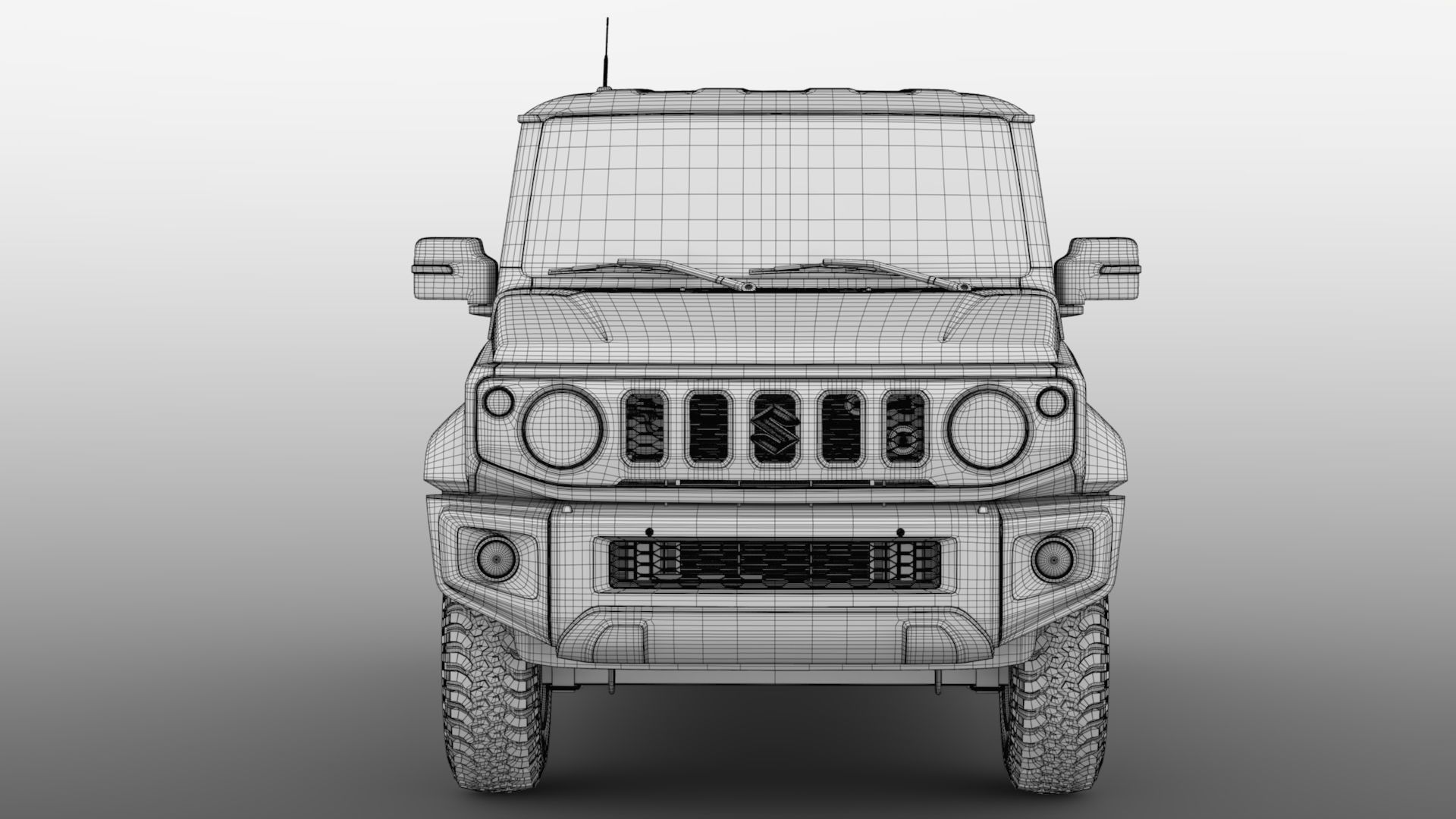 Suzuki Jimny Sierra JC 2020 3D model_17