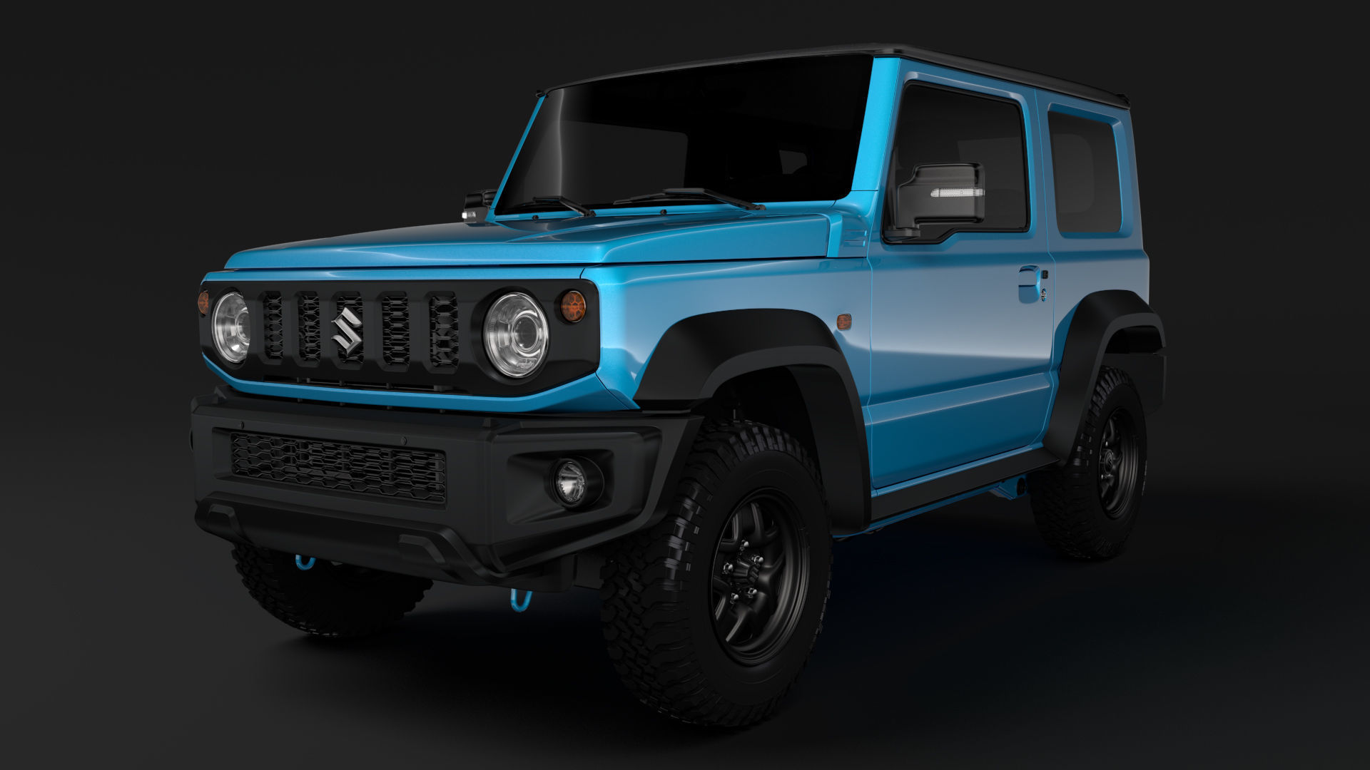Suzuki Jimny Sierra JC 2020 3D model_3