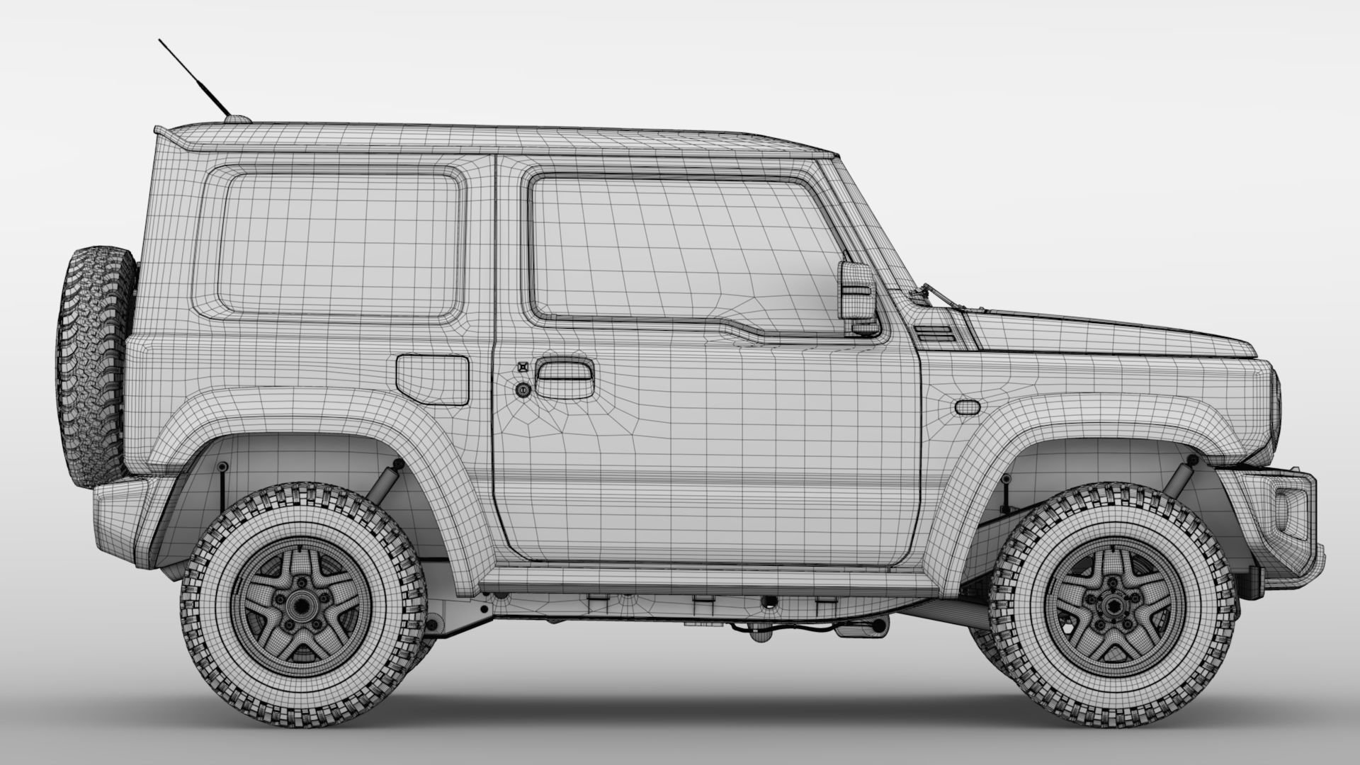 Suzuki Jimny Sierra JC 2020 3D model_18