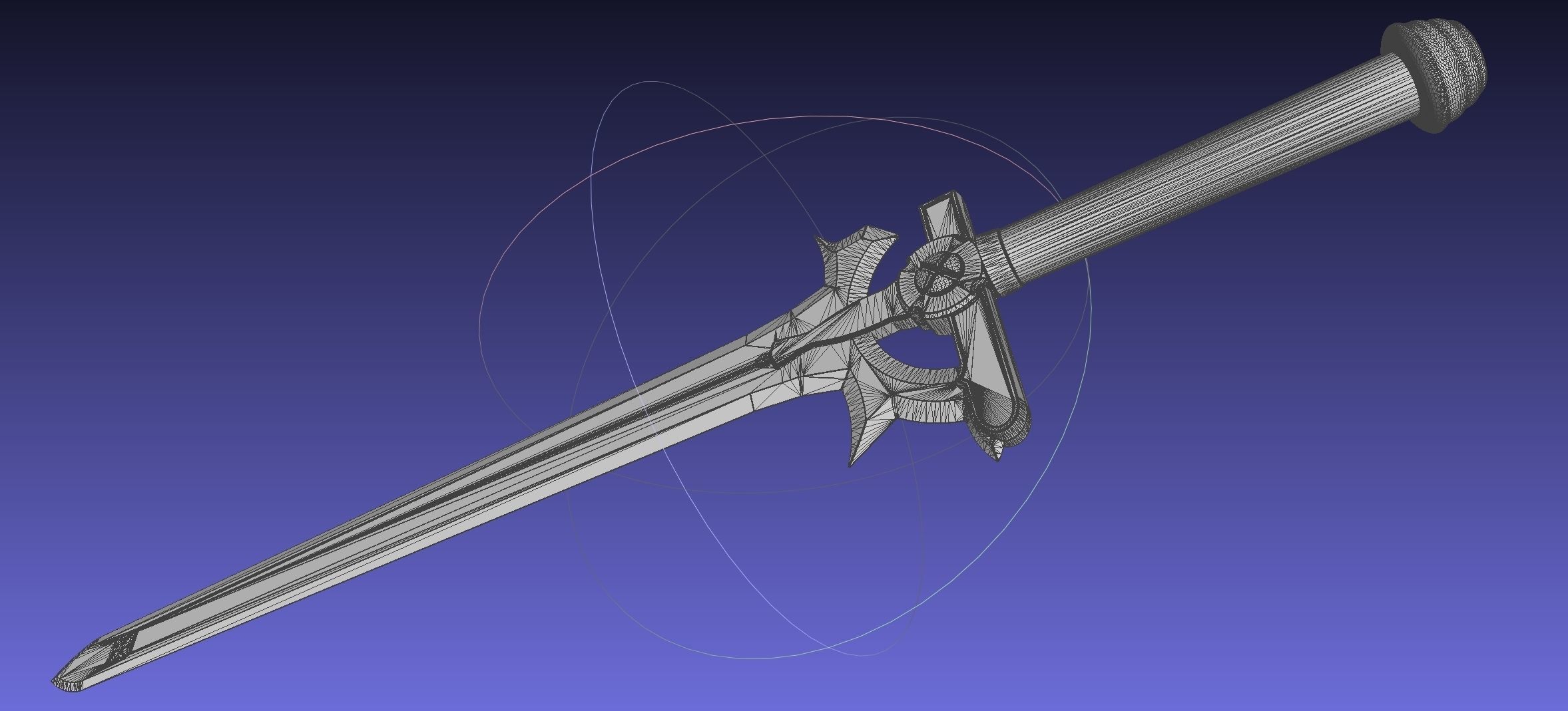 Sword Art Online Elucidator Sword Printable Assembly 3D print model_17