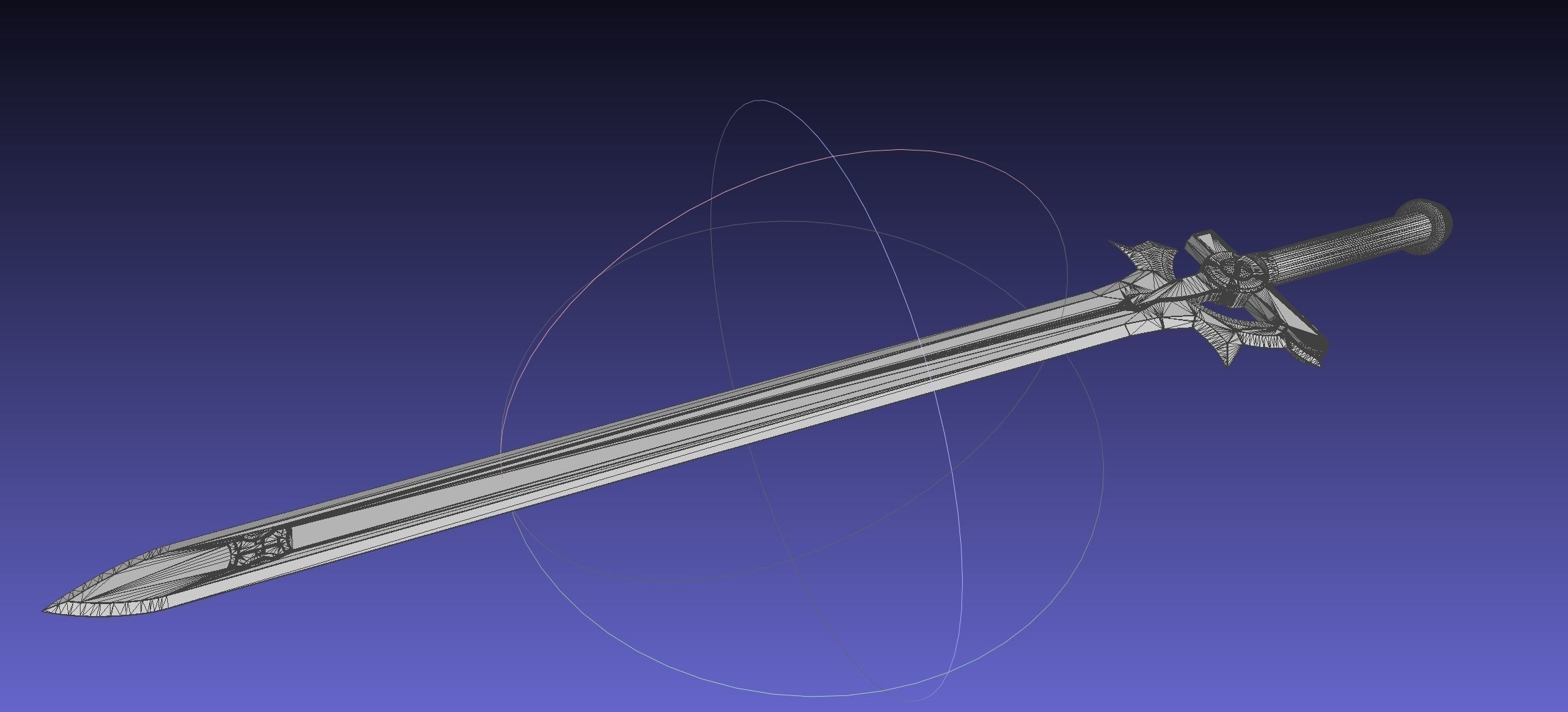 Sword Art Online Elucidator Sword Printable Assembly 3D print model_13