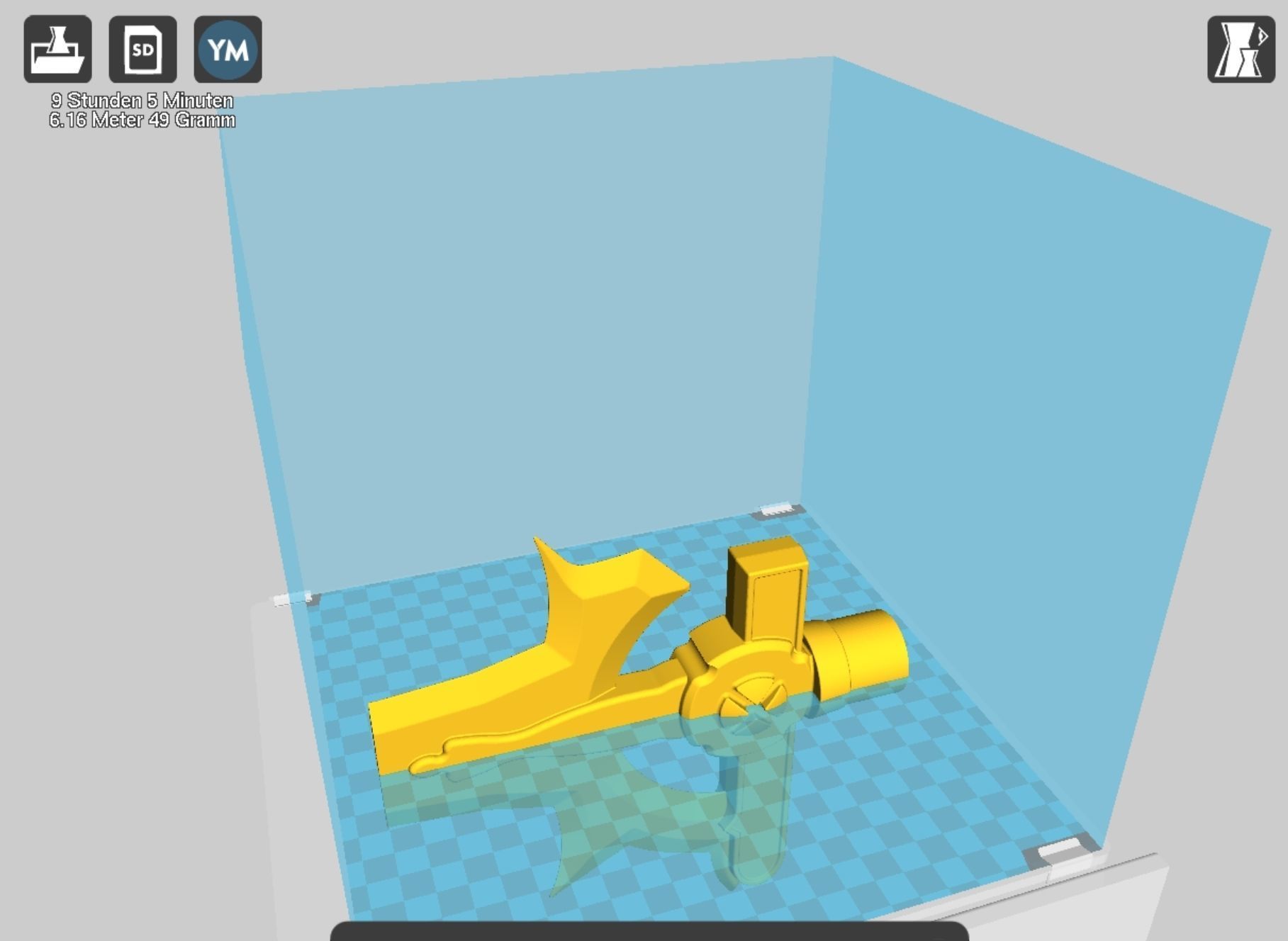 Sword Art Online Elucidator Sword Printable Assembly 3D print model_46