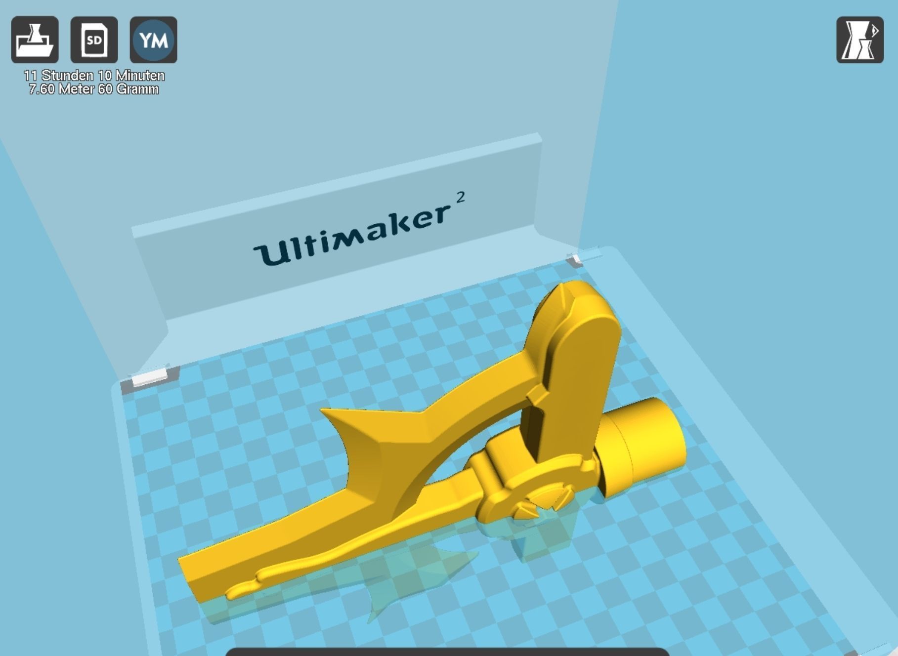 Sword Art Online Elucidator Sword Printable Assembly 3D print model_47