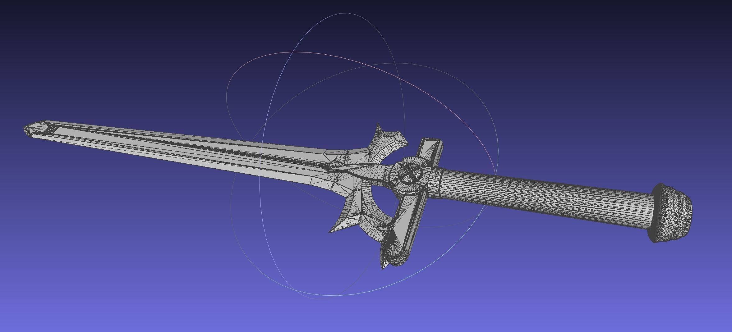 Sword Art Online Elucidator Sword Printable Assembly 3D print model_15
