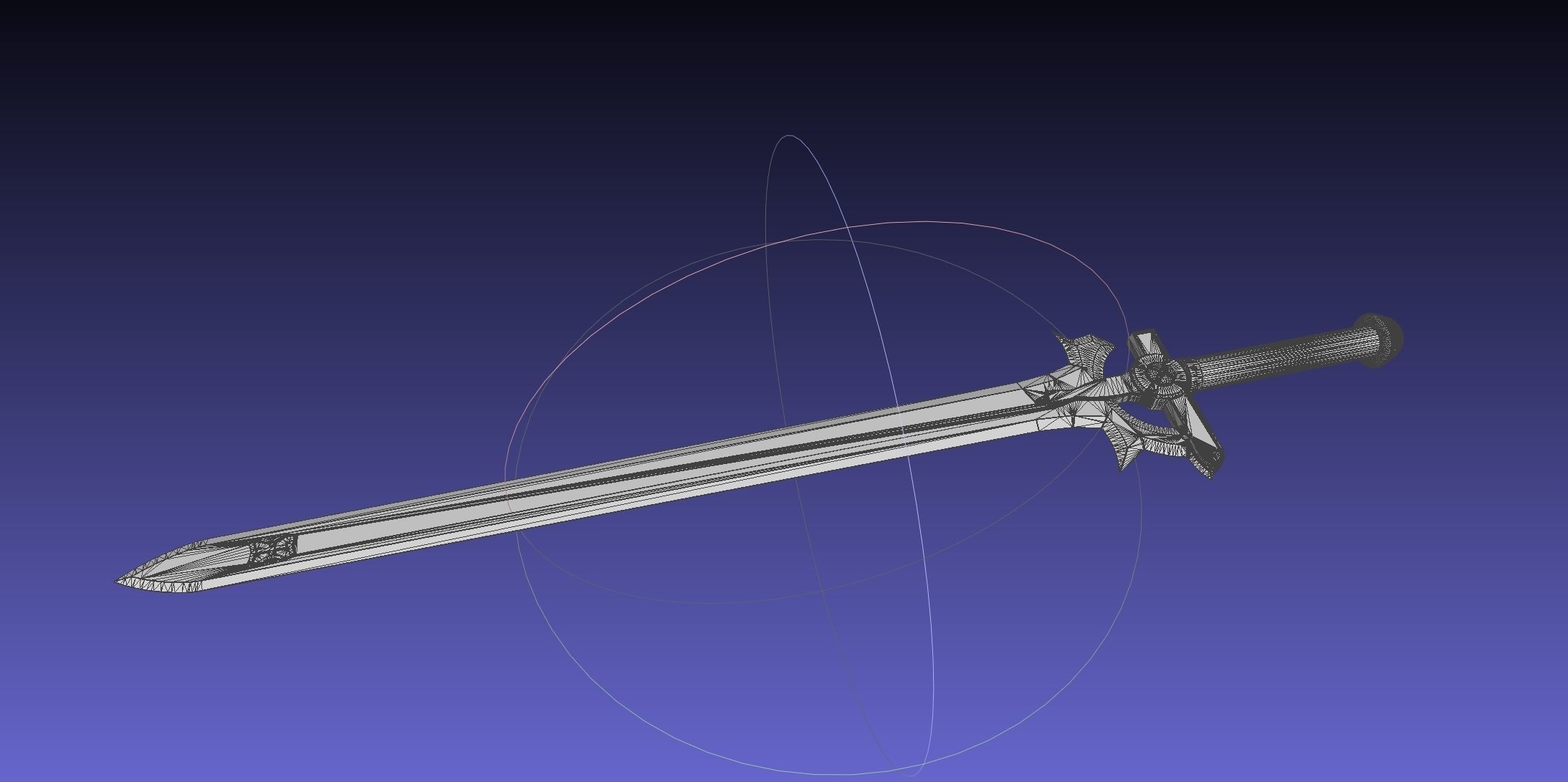 Sword Art Online Elucidator Sword Printable Assembly 3D print model_38