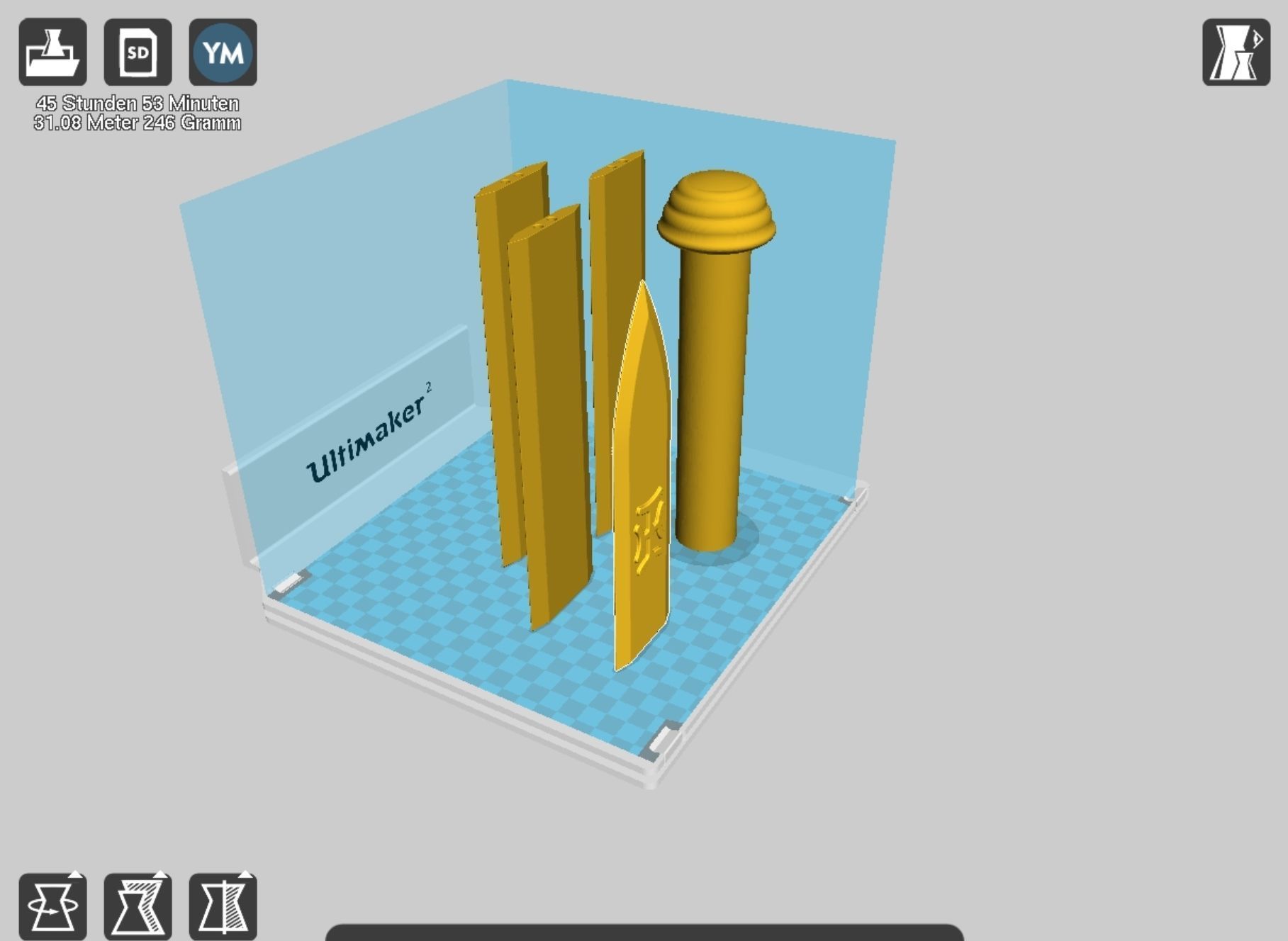 Sword Art Online Elucidator Sword Printable Assembly 3D print model_51