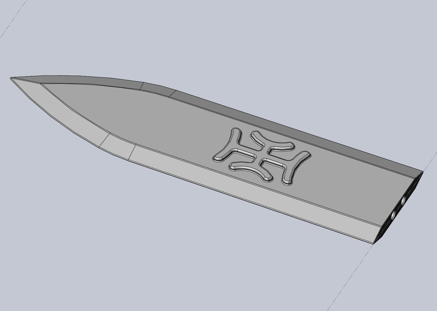 Sword Art Online Elucidator Sword Printable Assembly 3D print model_36