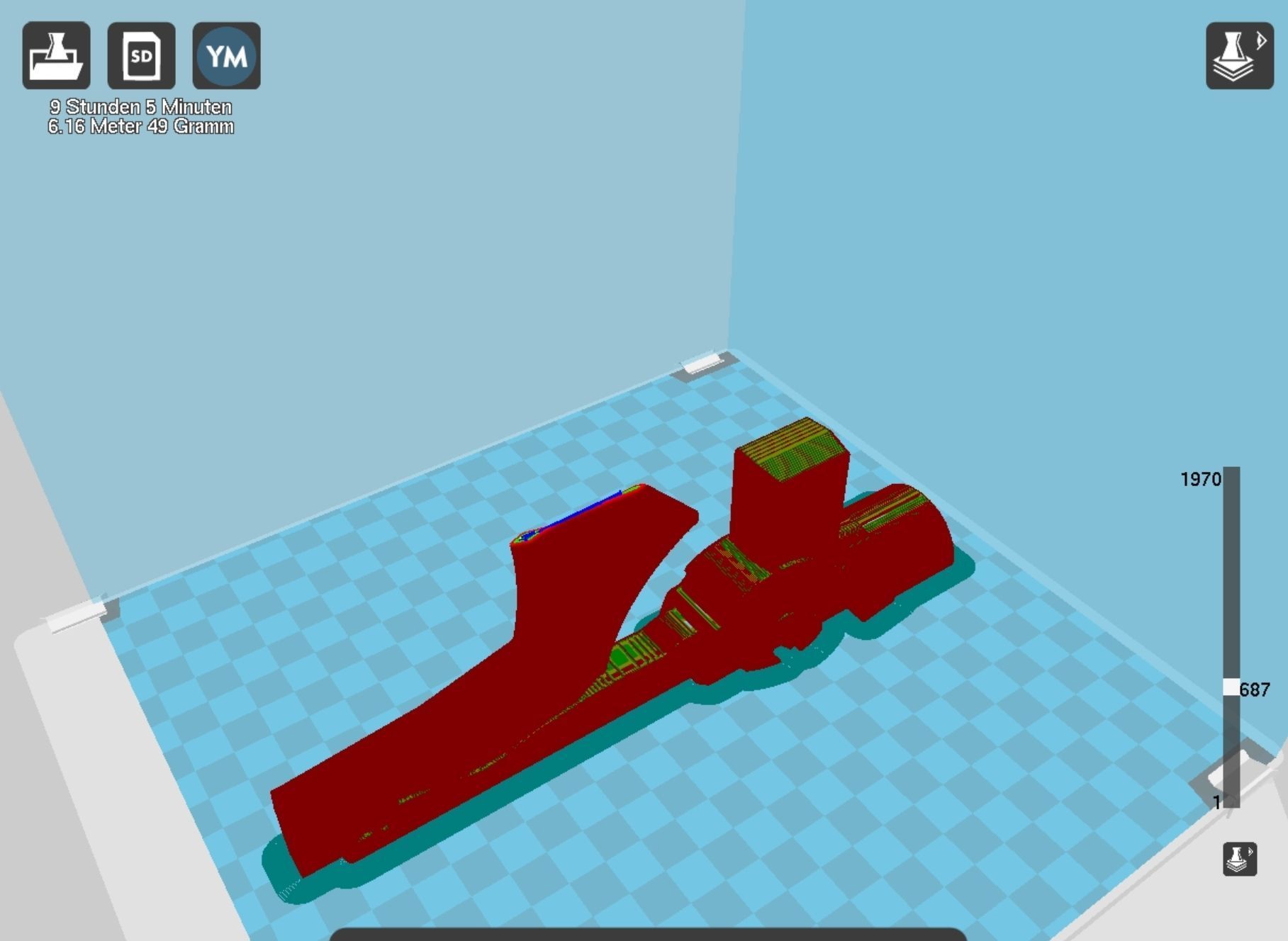 Sword Art Online Elucidator Sword Printable Assembly 3D print model_52