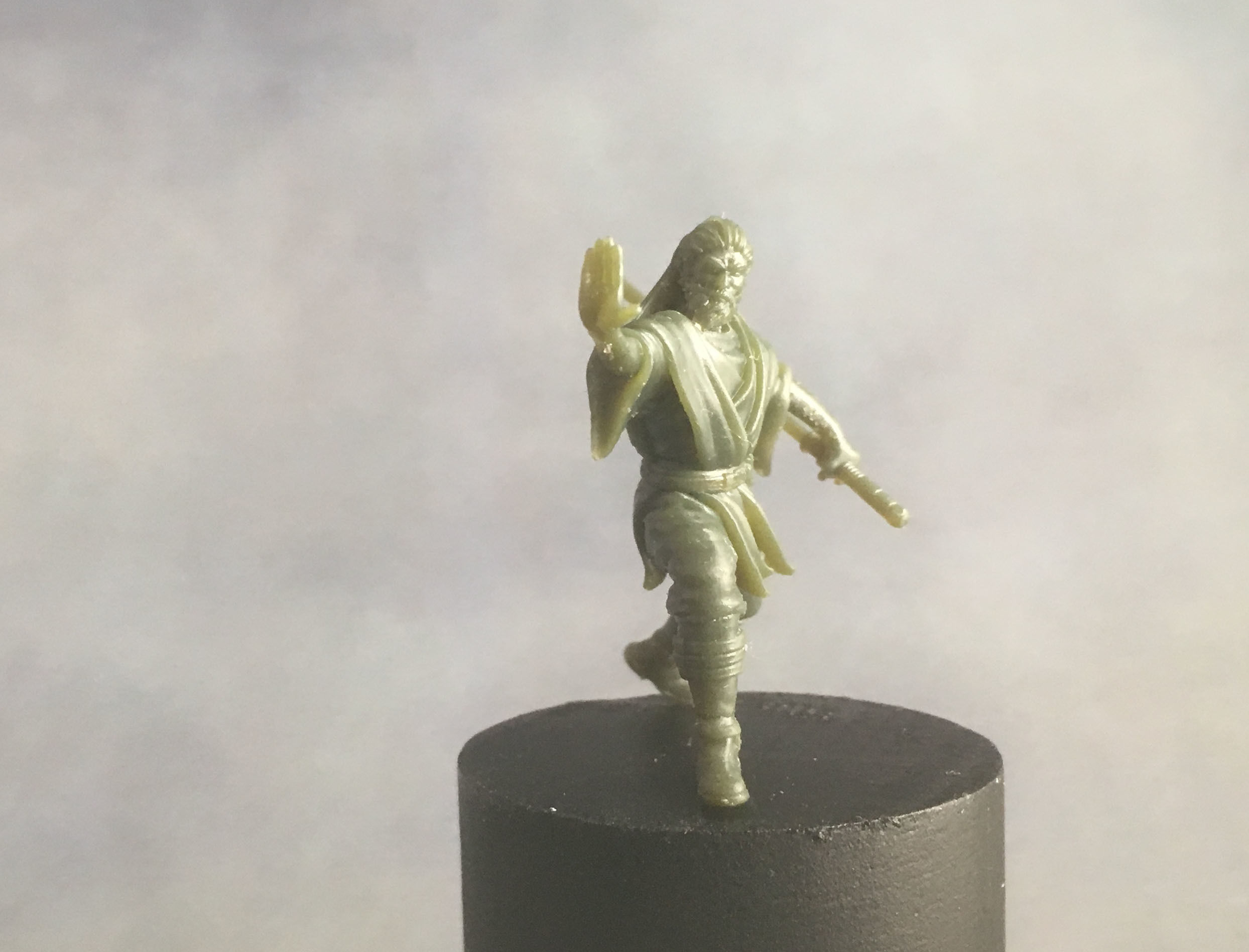 light side knight 3D print model - 35 mm scale 3D print model_14