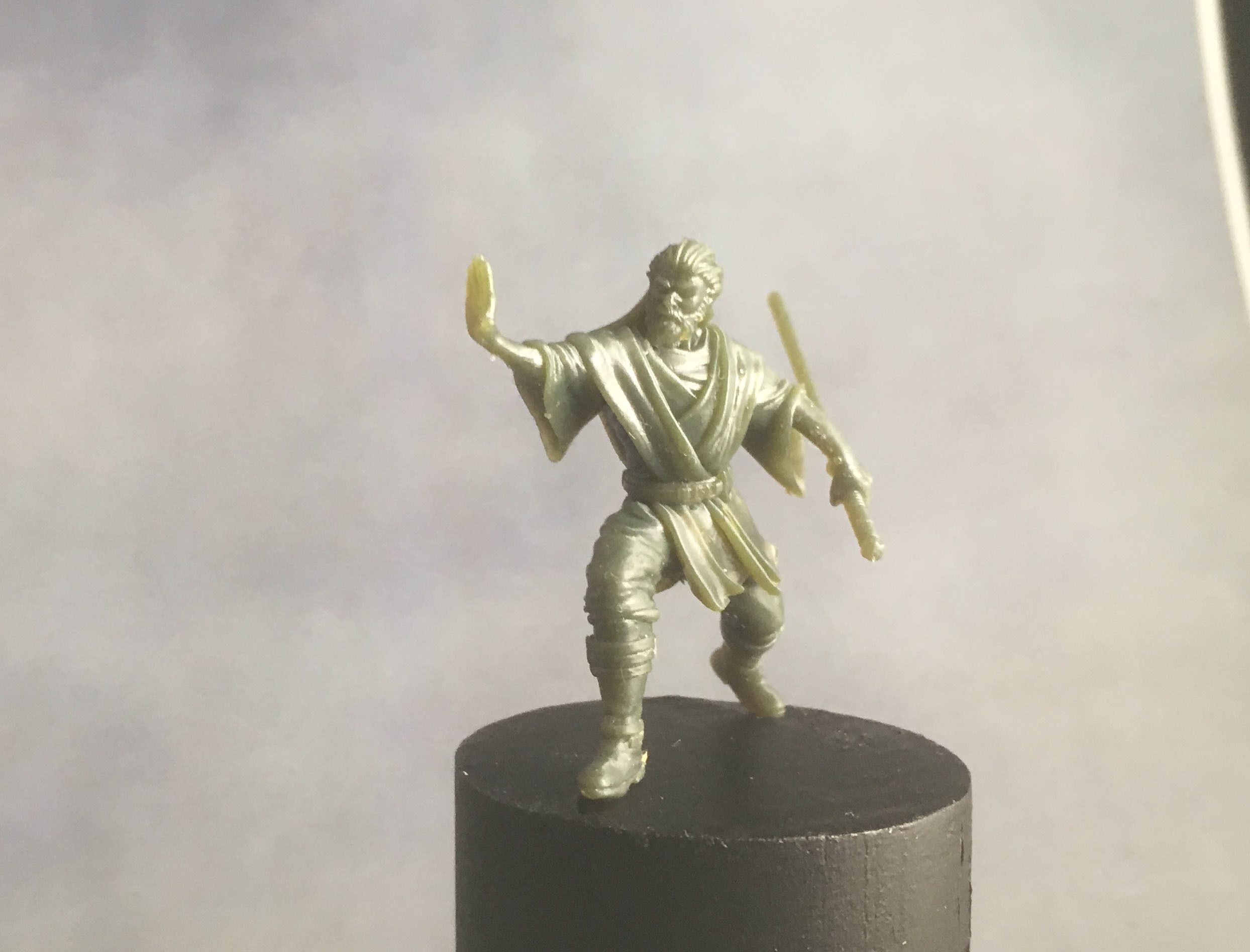 light side knight 3D print model - 35 mm scale 3D print model_12