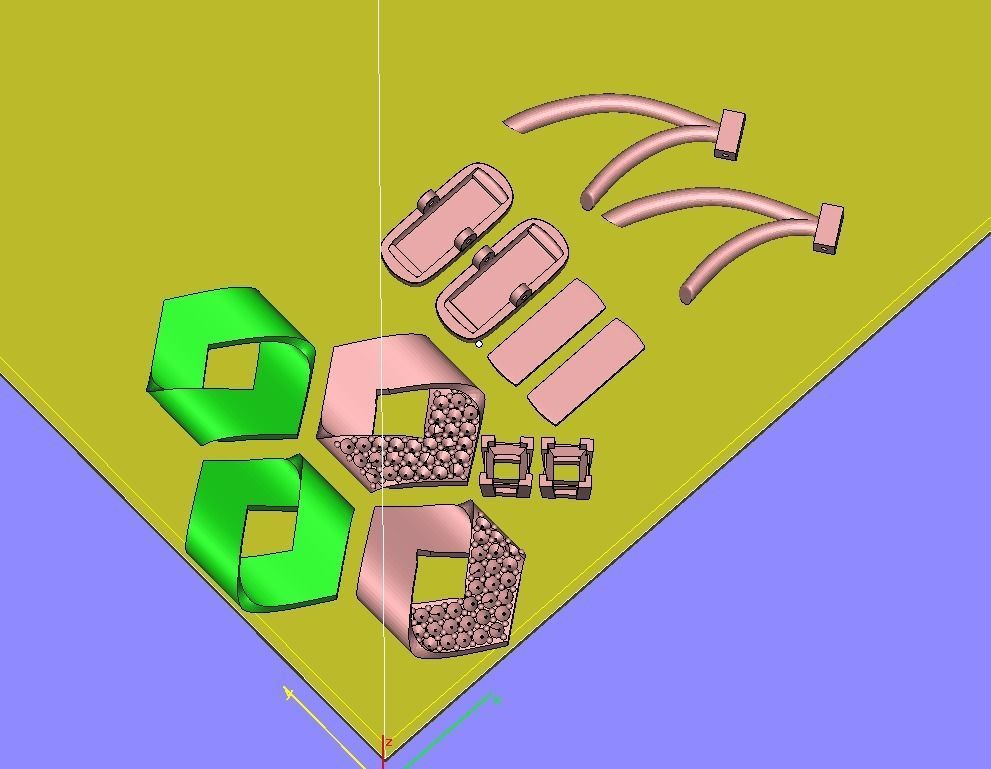 101118 CL hexagon cufflinks 3 versions 3D print model_4