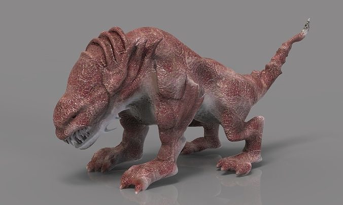 Sci Fi Creature  Low-poly 3D model