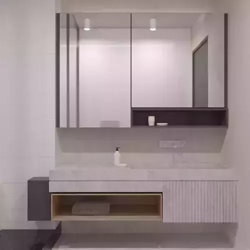 Industrial Style Bathroom Cabinet