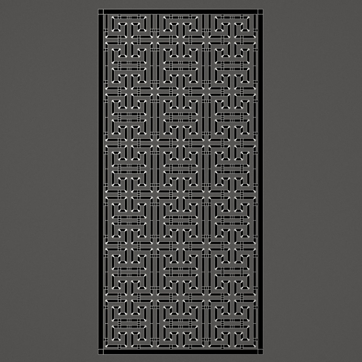 Decorative panel 141 3D model_6
