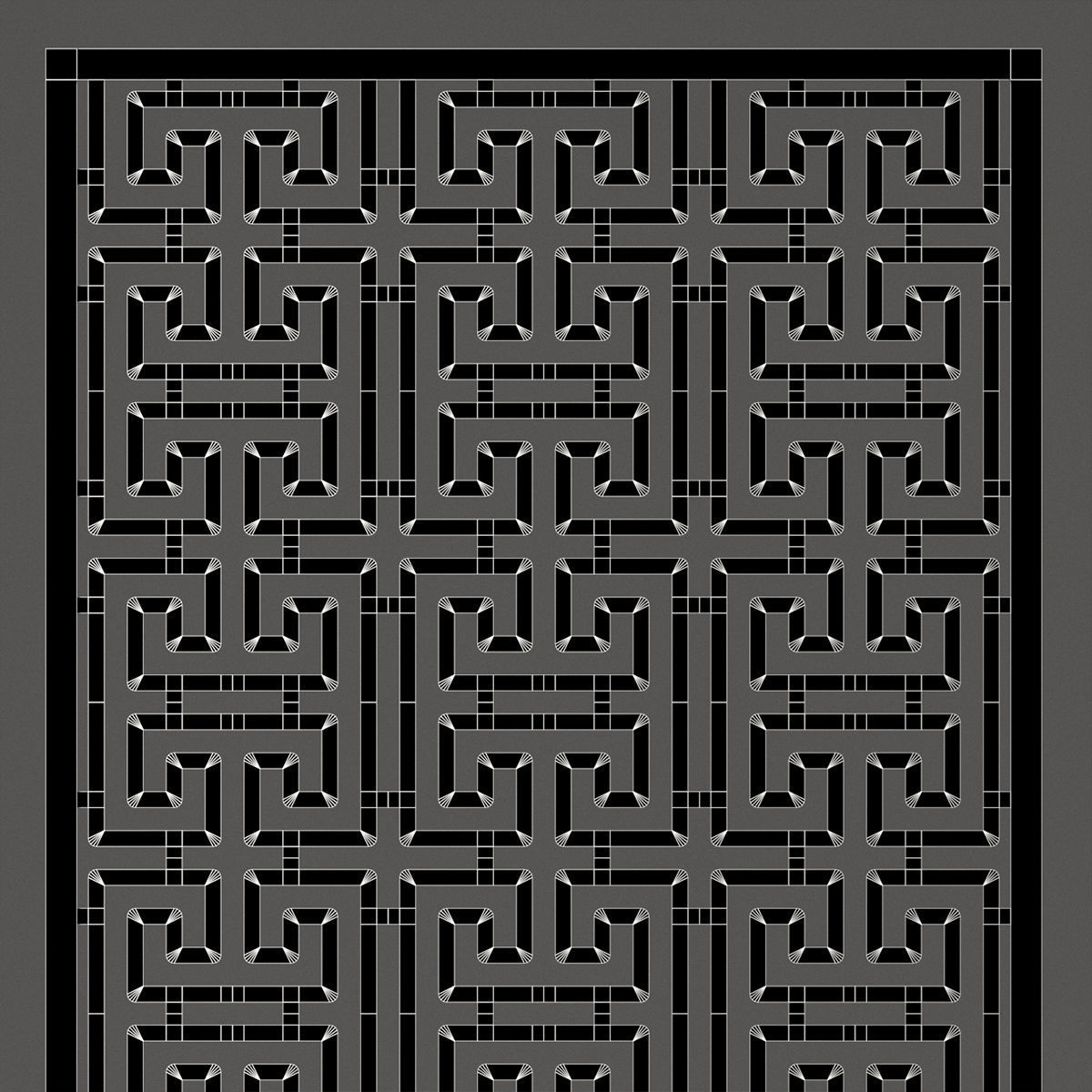 Decorative panel 141 3D model_5