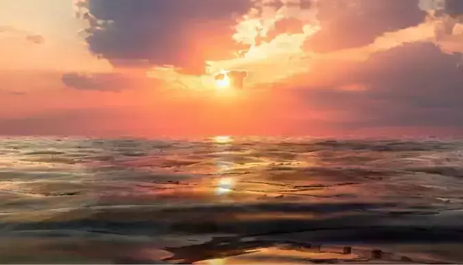Cinema 4D Ocean 3D model