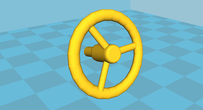Lemezarugyar Packard and Jaguar Steering Wheel 3D print model