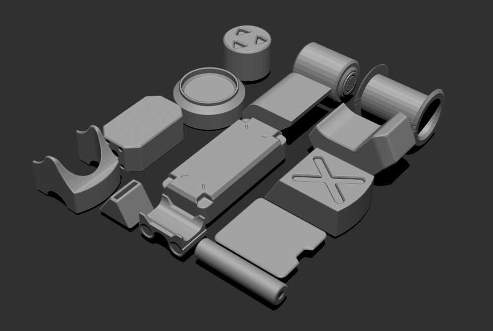 Basic Kit-Bash Vol4 Free 3D model_2