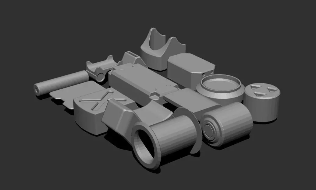 Basic Kit-Bash Vol4 Free 3D model_0