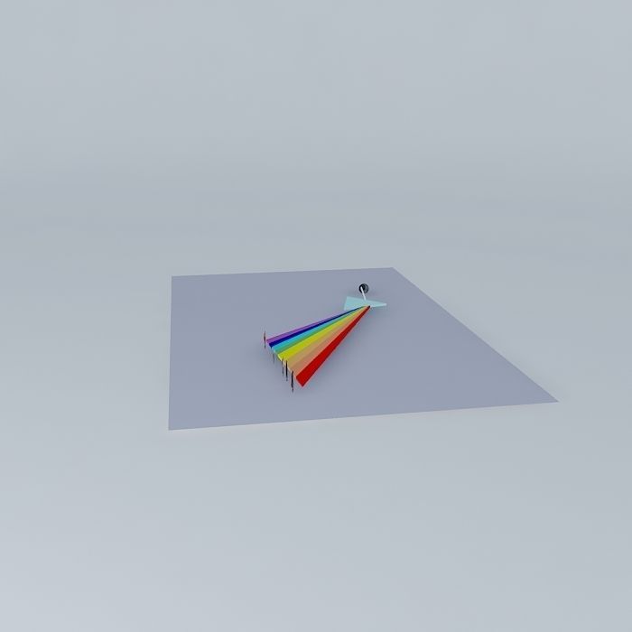 Prism rainbow Free 3D model_2