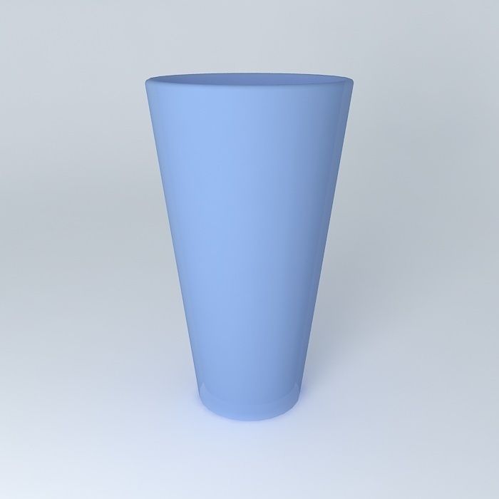 Water Glass Free 3D model_2