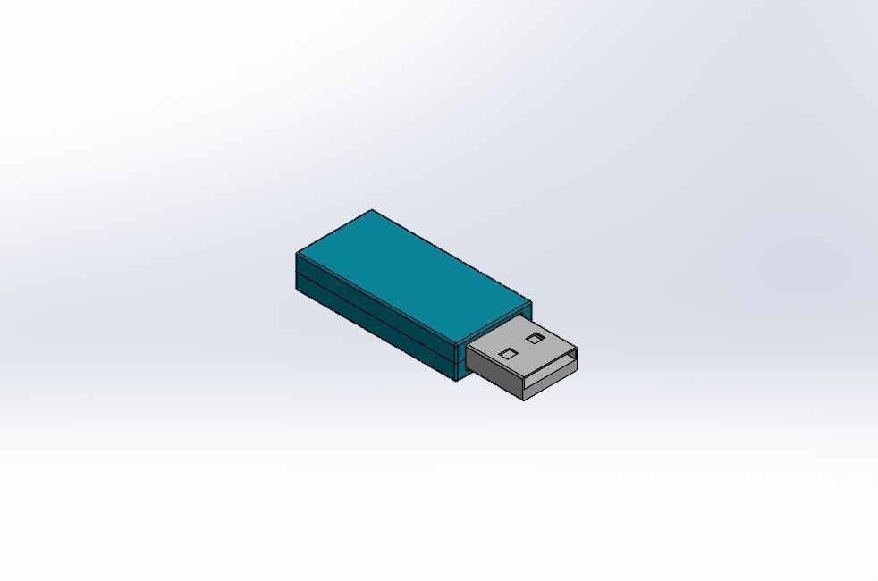 Flash Drive Casing 3D print model_2
