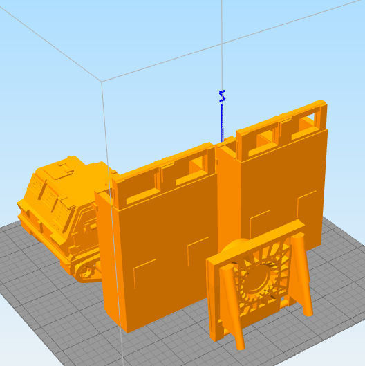 Missiles launcher truck pen and pencil holder 3D print model_9