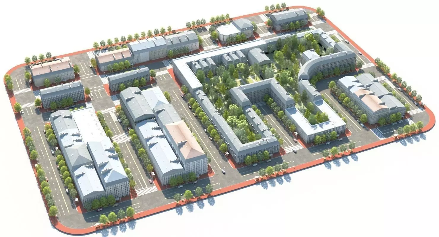 City Scape 7 3D model