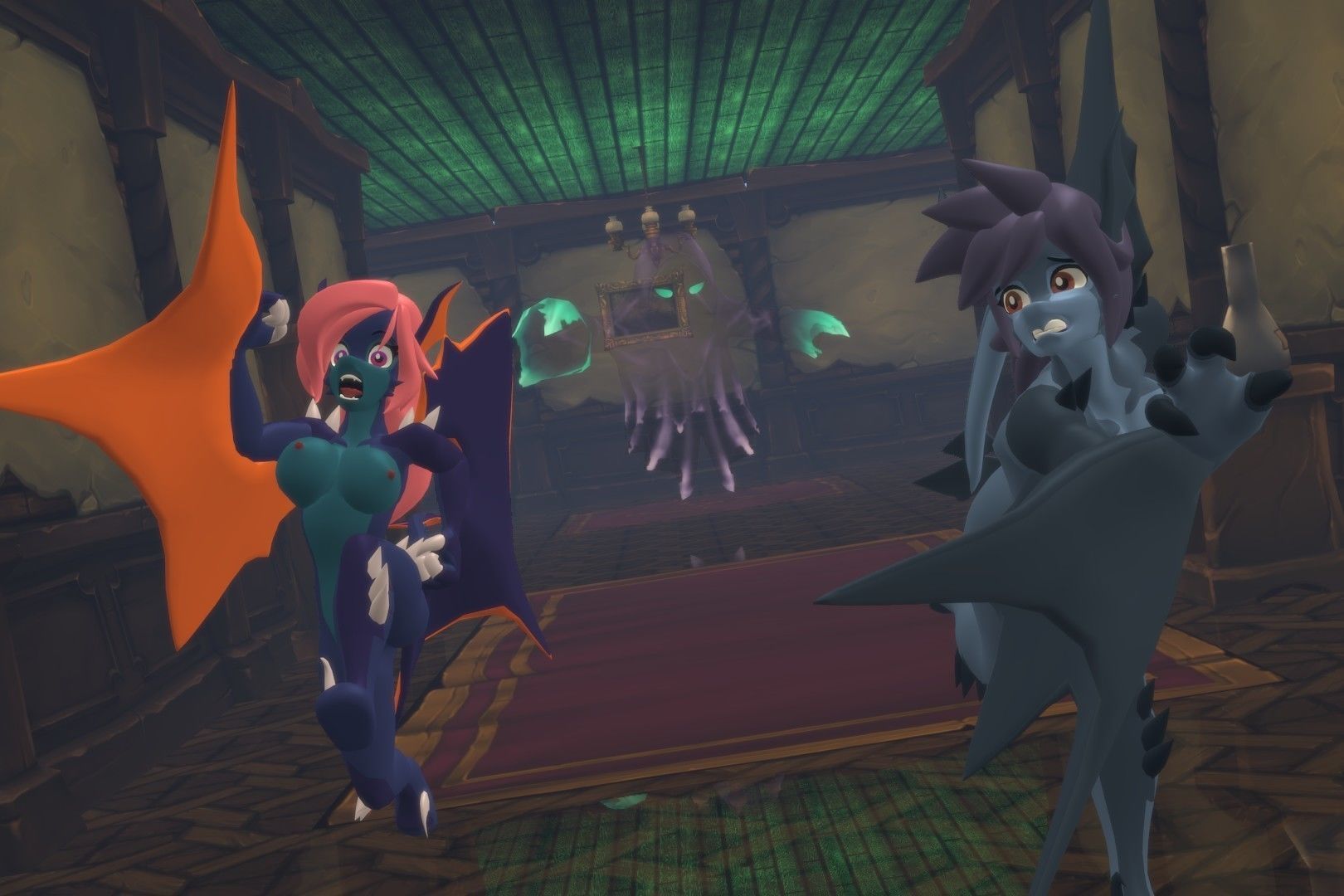 Acheron Wyverns Nude Low-poly 3D model_9