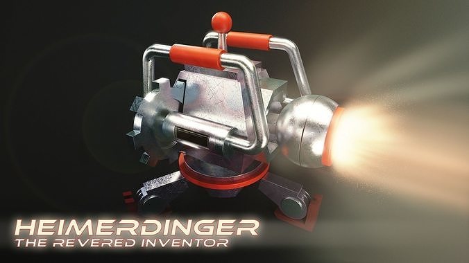 League of Legends - Heimerdinger Turret Free 3D model