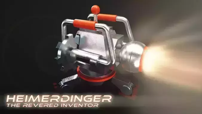 League of Legends - Heimerdinger Turret Free 3D model