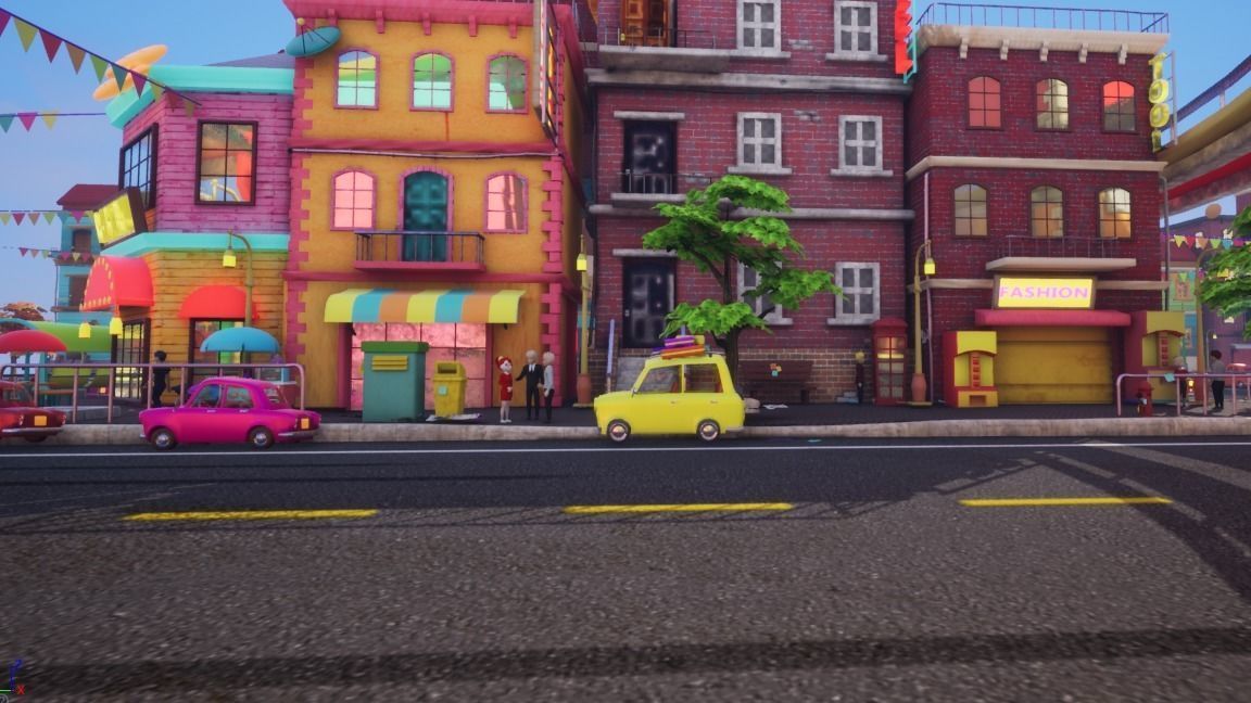 Asset - Cartoons - Background - Animation - Hight Poly Low-poly 3D model_14