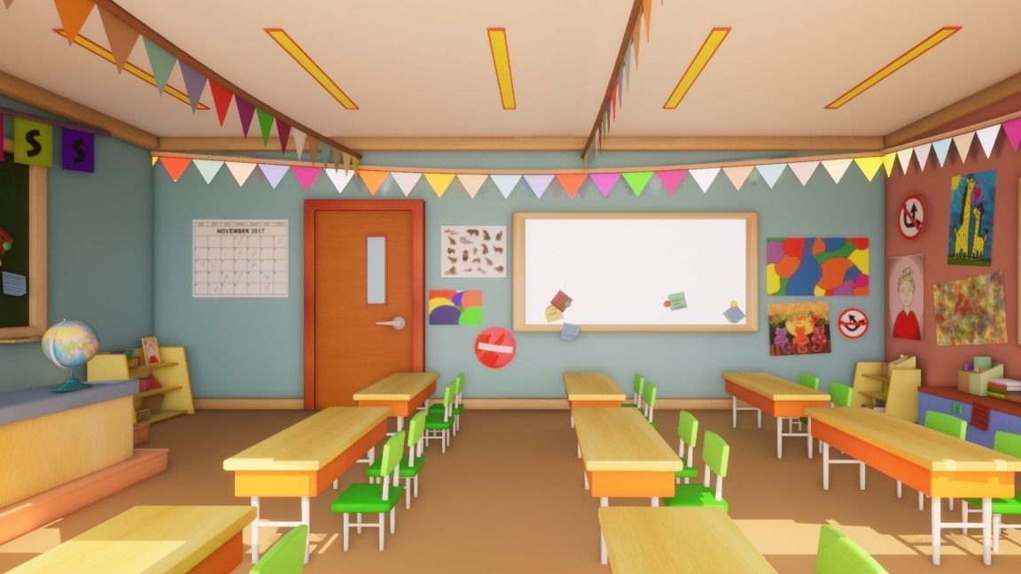 Asset - Cartoons - Background - Animation - Hight Poly Low-poly 3D model_24