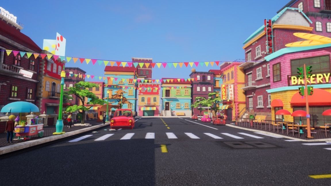 Asset - Cartoons - Background - Animation - Hight Poly Low-poly 3D model_8