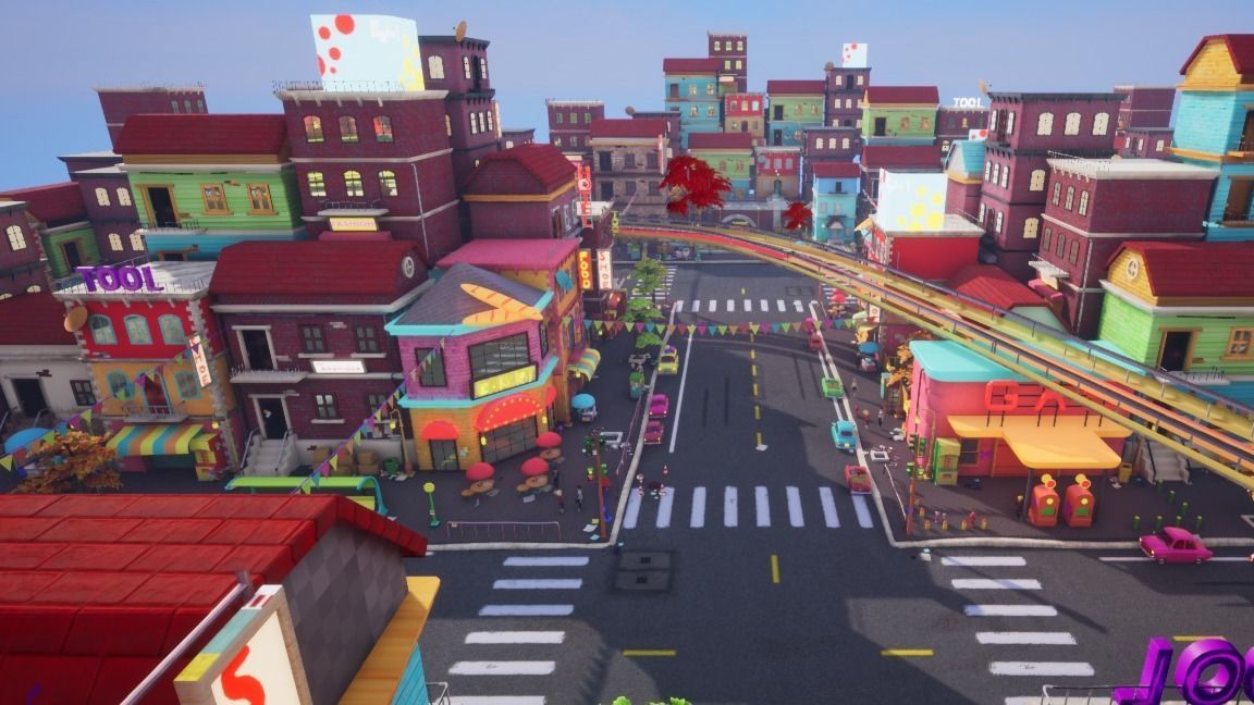 Asset - Cartoons - Background - Animation - Hight Poly Low-poly 3D model_16