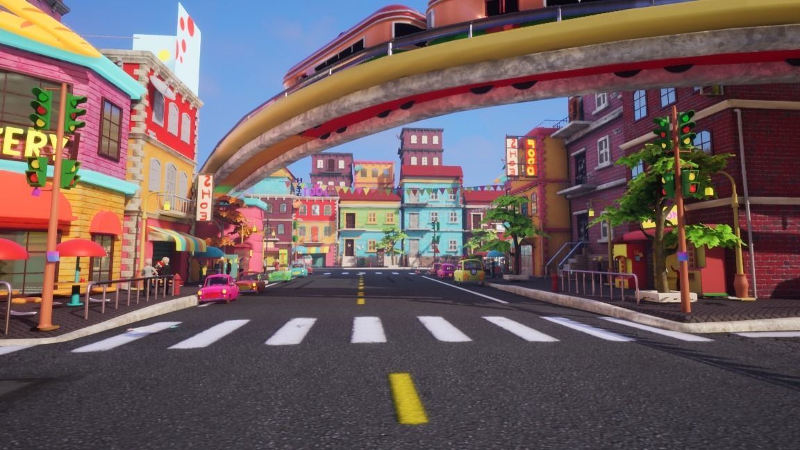 Asset - Cartoons - Background - Animation - Hight Poly Low-poly 3D model_9