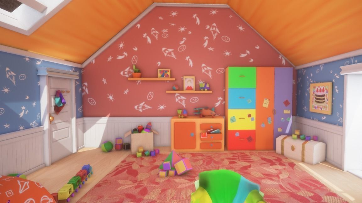 Asset - Cartoons - Background - Animation - Hight Poly Low-poly 3D model_19