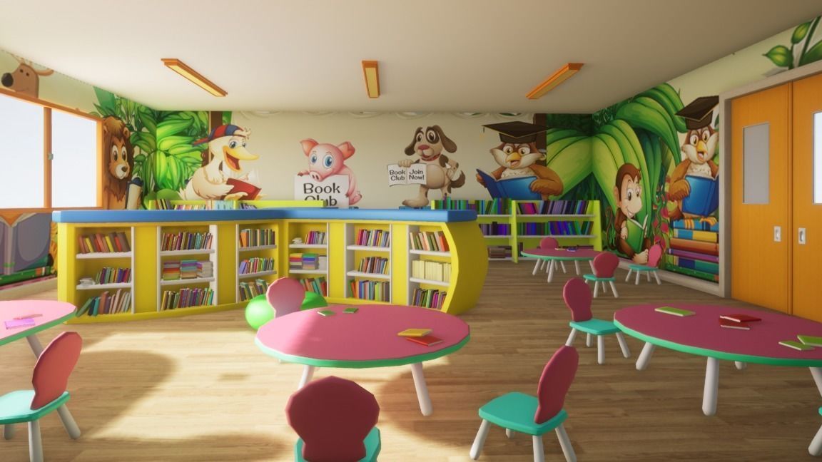 Asset - Cartoons - Background - Animation - Hight Poly Low-poly 3D model_26