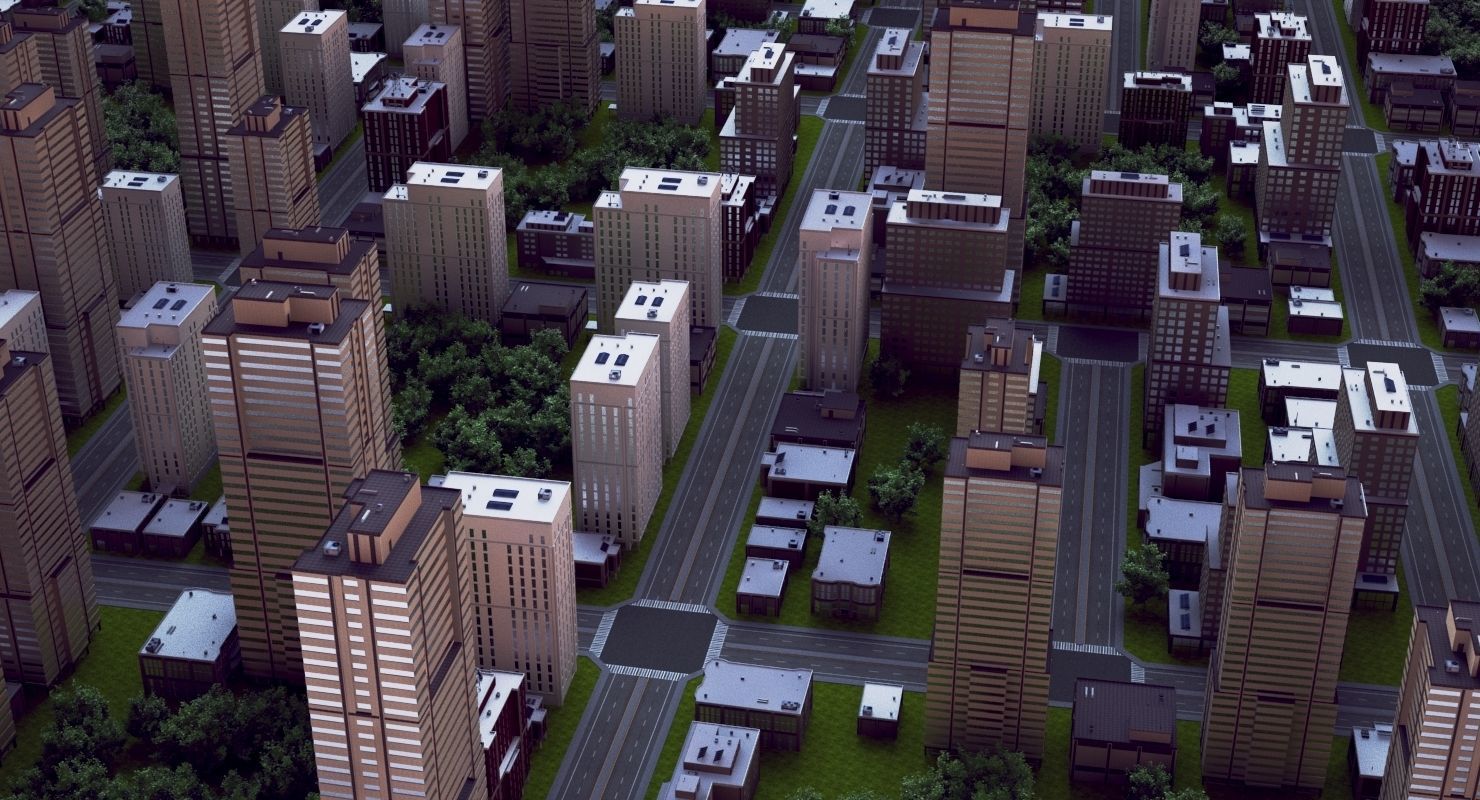 City Block 05 3D model_2