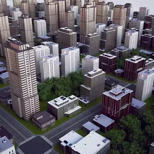 City Block 05 3D model