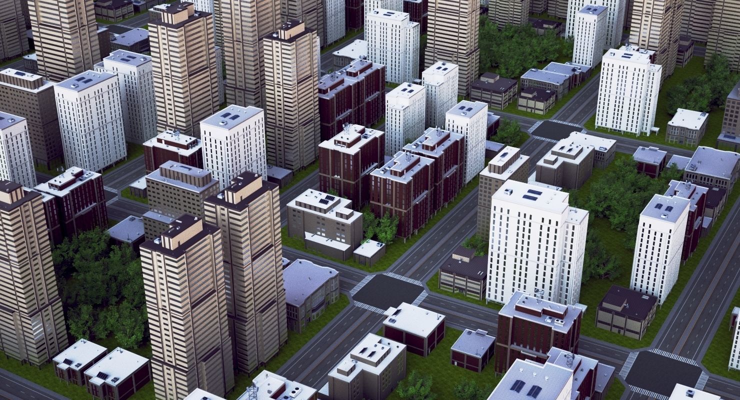 City Block 05 3D model_3
