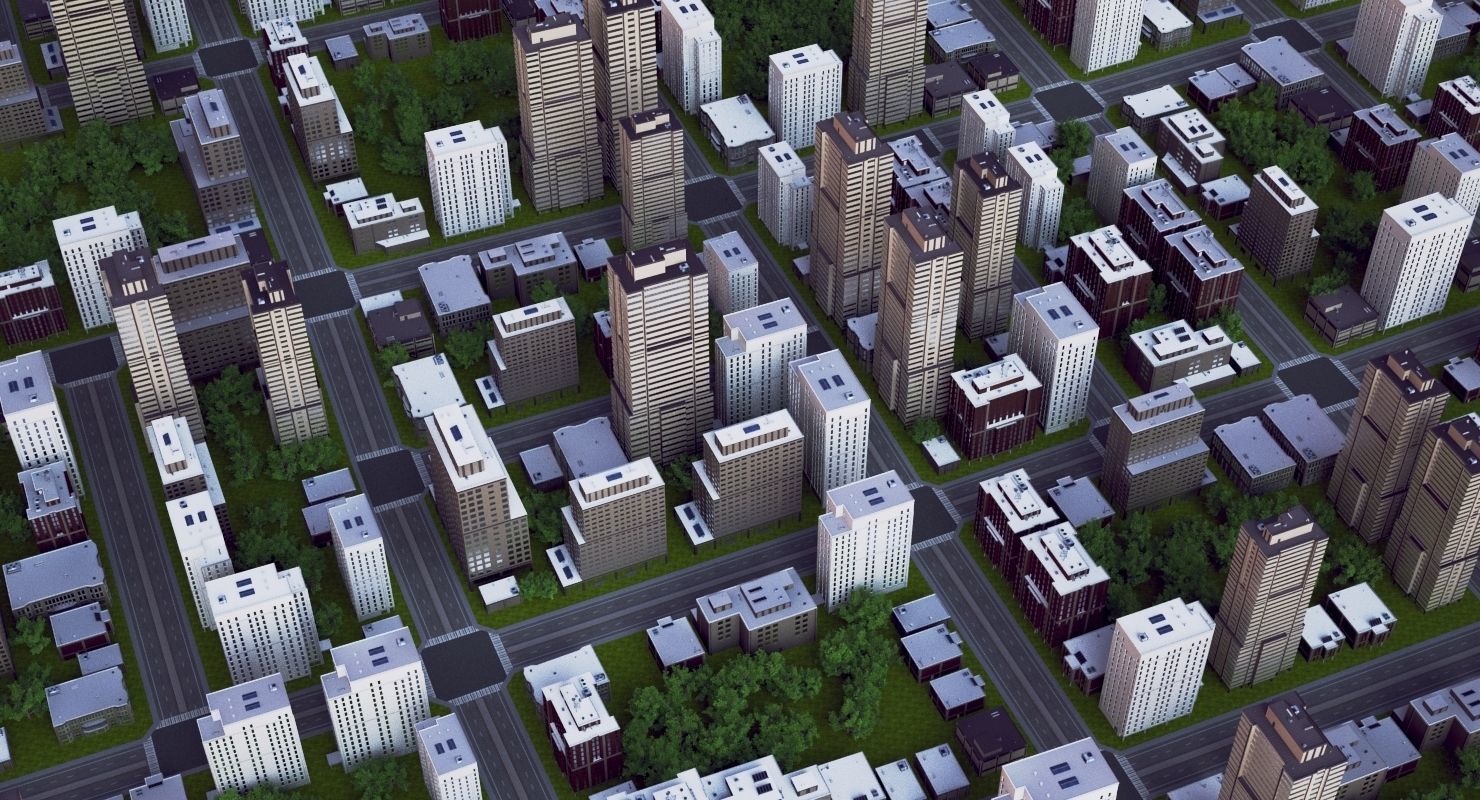 City Block 05 3D model_1