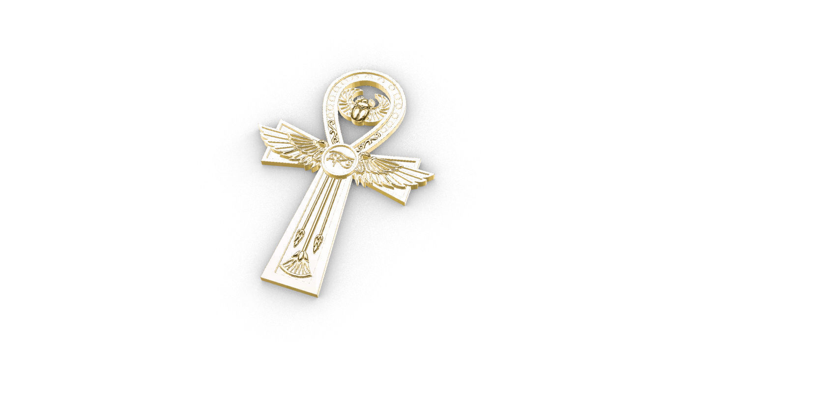 ANKH SYMBOL 3D print model_1