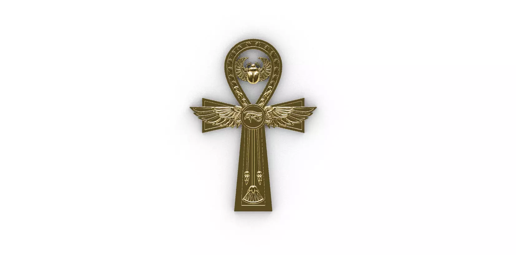 ANKH SYMBOL 3D print model_0