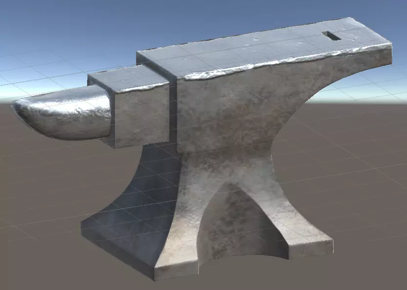 anvil metal Free low-poly 3D model_0
