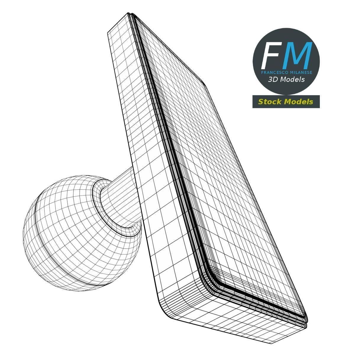 Traditional rubber stamp 3D model_8