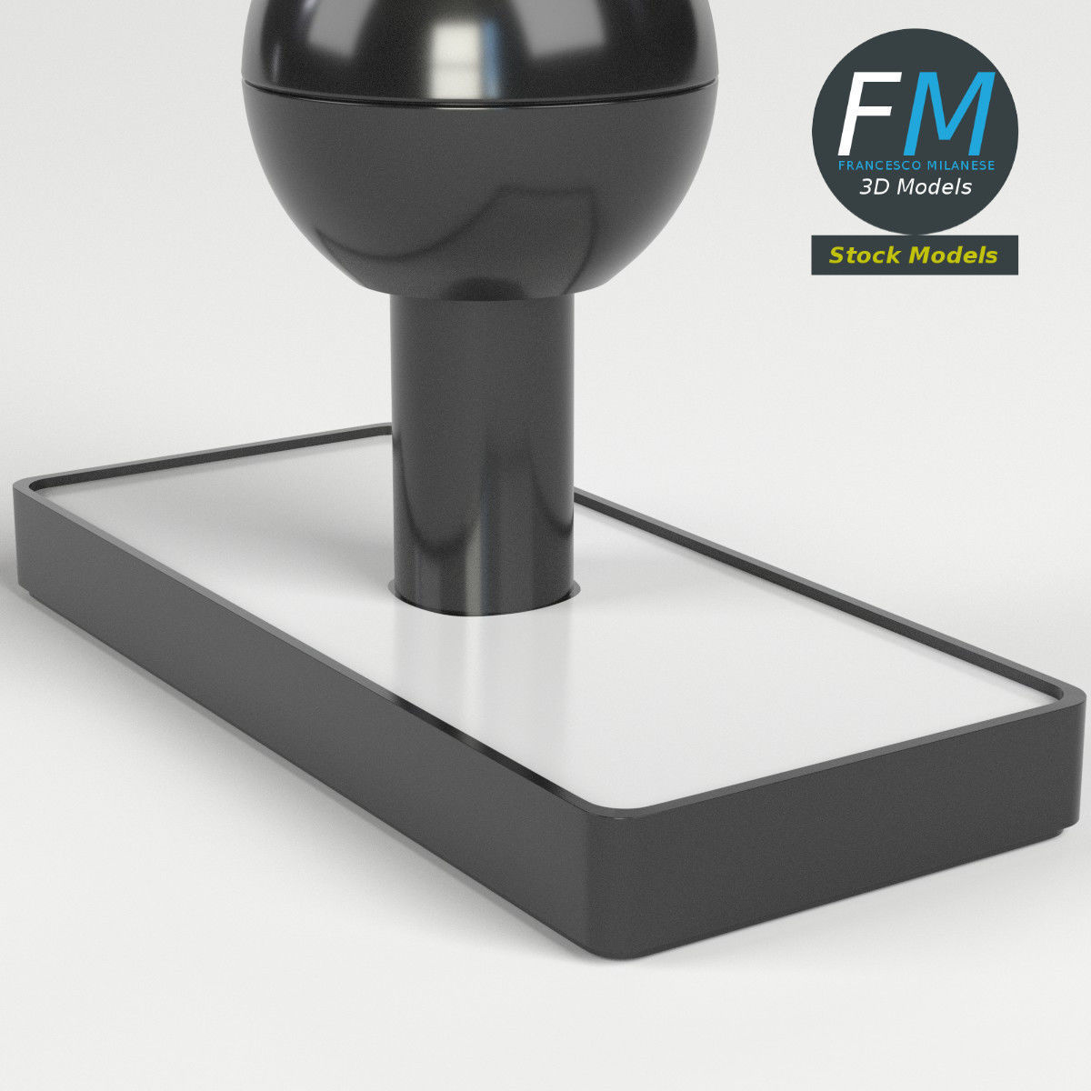 Traditional rubber stamp 3D model_4