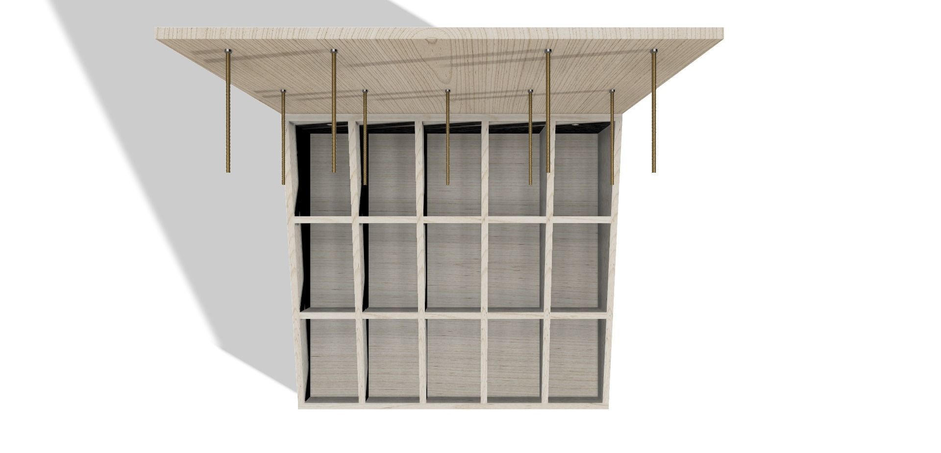 Store counter display 3D model_2