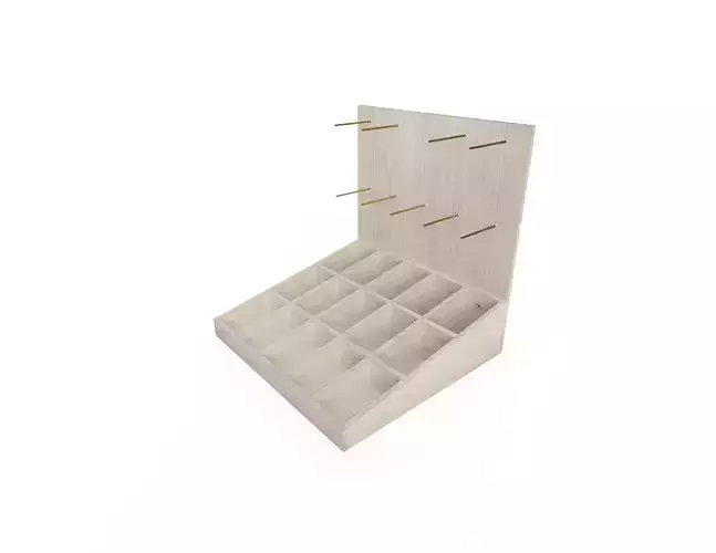 Store counter display 3D model